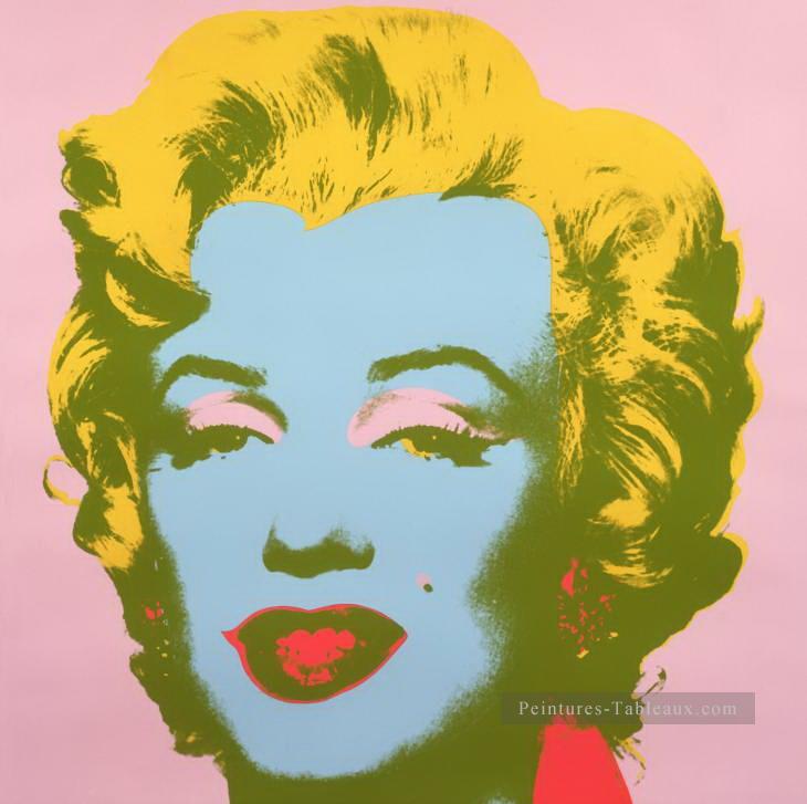 Marilyn Monroe 2 Andy Warhol Peintures à l'huile